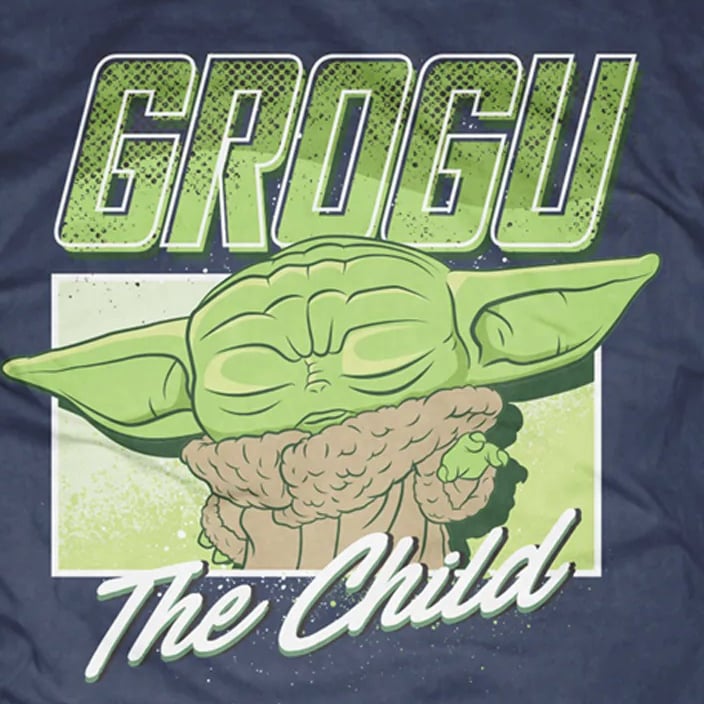 Funko Loose Tee: Star Wars: The Mandalorian - Grogu Retro Tour - L - flash vidéo