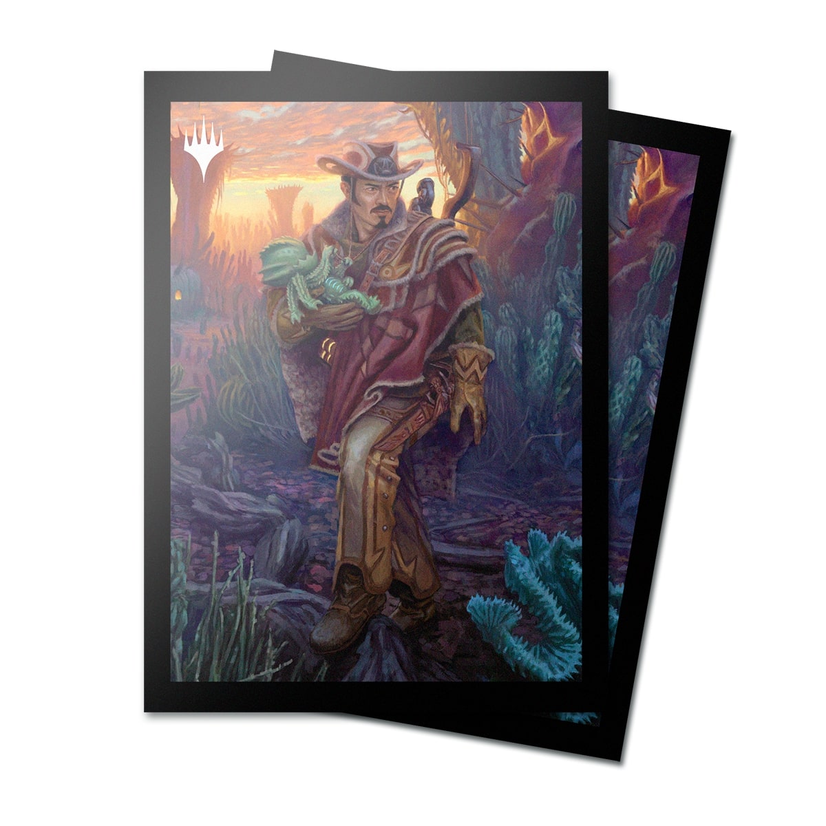 Ultra Pro - Magic: The Gathering - Outlaws of Thunder Junction - Sachet de 100 protèges cartes standard - Yuma, fier protecteur (63 x 89 mm) - flash vidéo