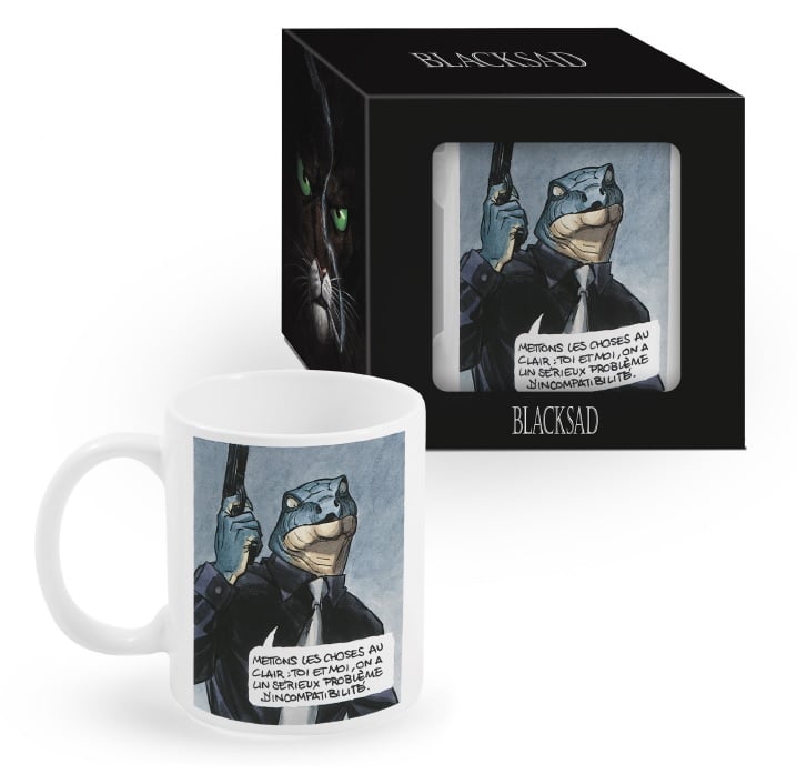 Blacksad - Boss mug 300ml - Mettons les choses au clair - flash vidéo