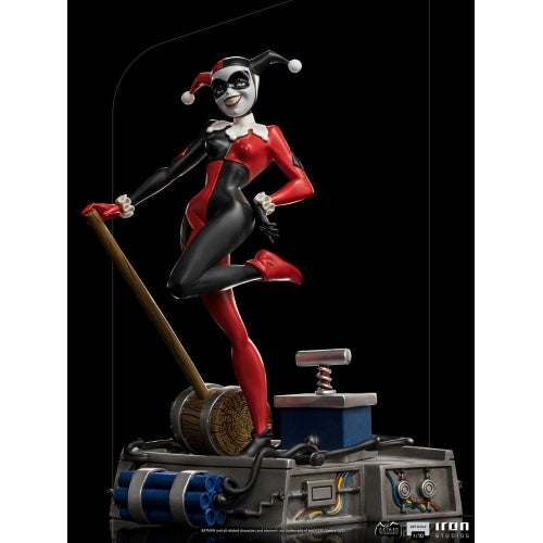 Iron Studios - Arts Scale 1/10 - DC Comics - Batman: The Animated Series - Harley Quinn Statue 20cm - flash vidéo