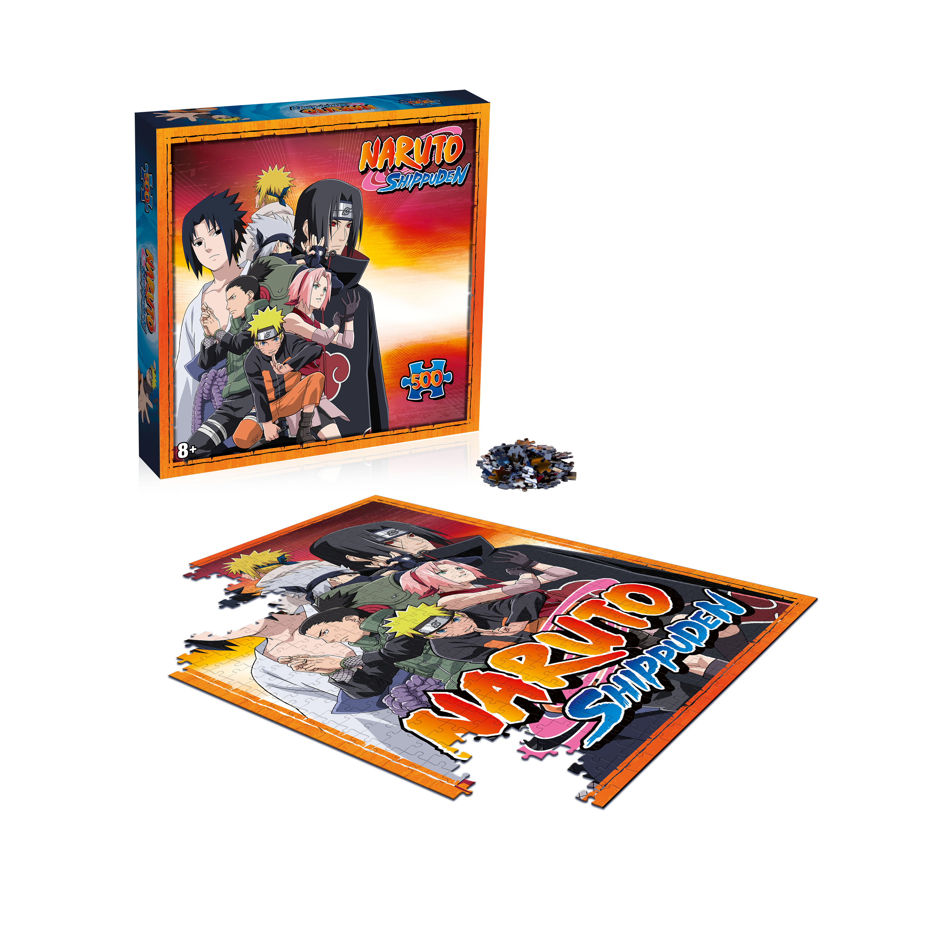 Naruto Shippuden - Puzzle 500 pcs - flash vidéo