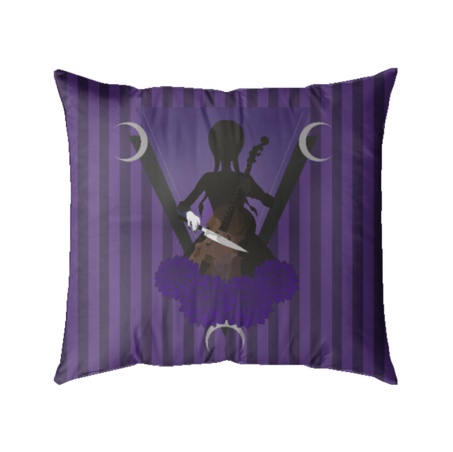 Netflix - Mercredi - Coussin - Cello - flash vidéo