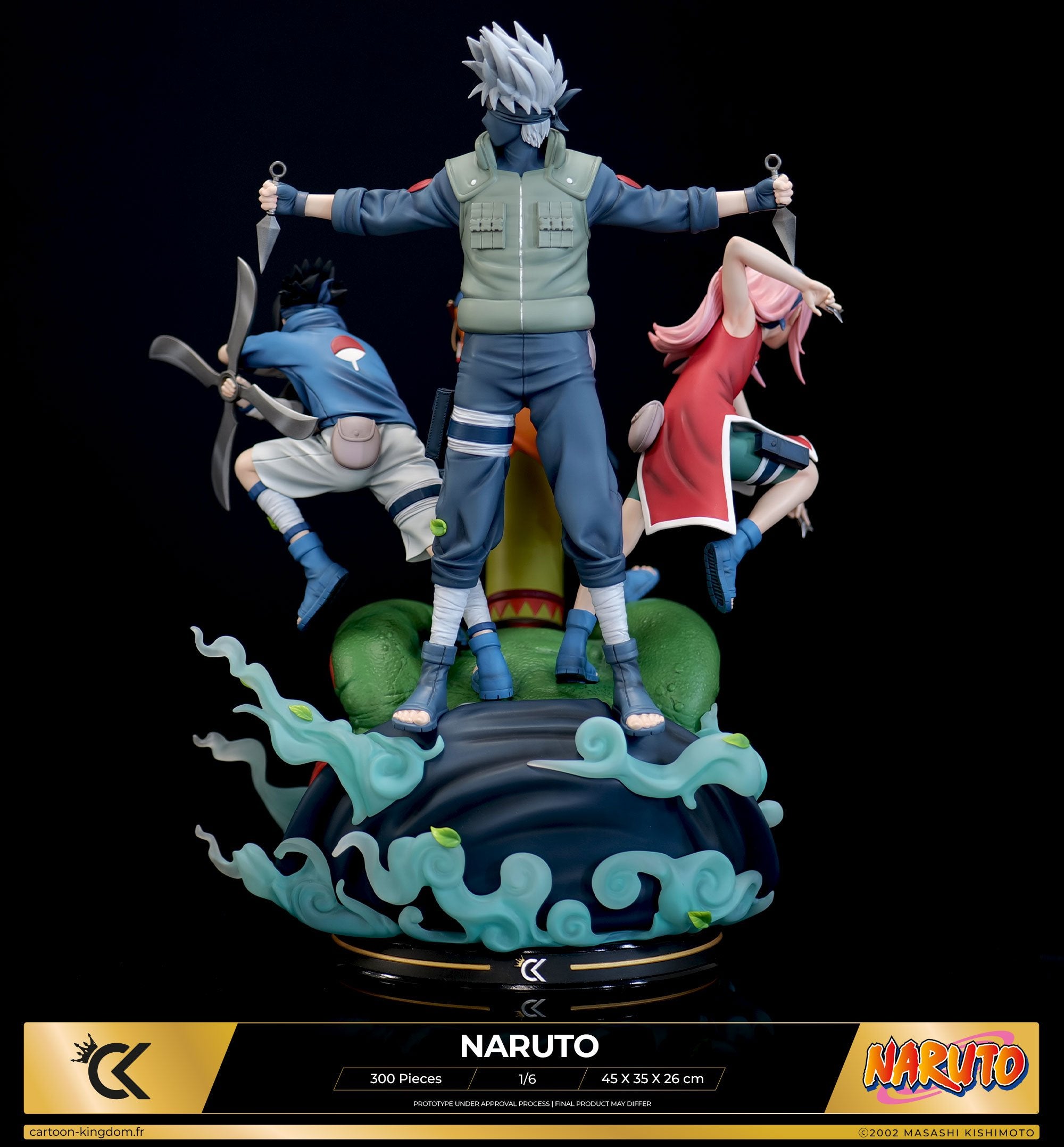 Cartoon Kingdom - 1:6 Statues - Naruto "Team 7" Statue 45cm - flash vidéo