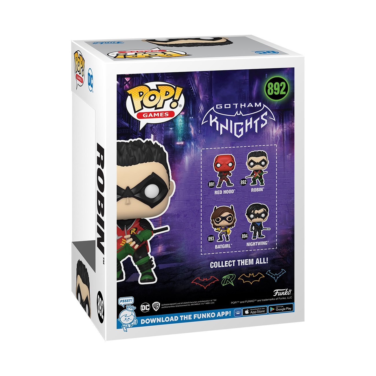 Funko Pop! Games: Gotham Knights - Robin - flash vidéo