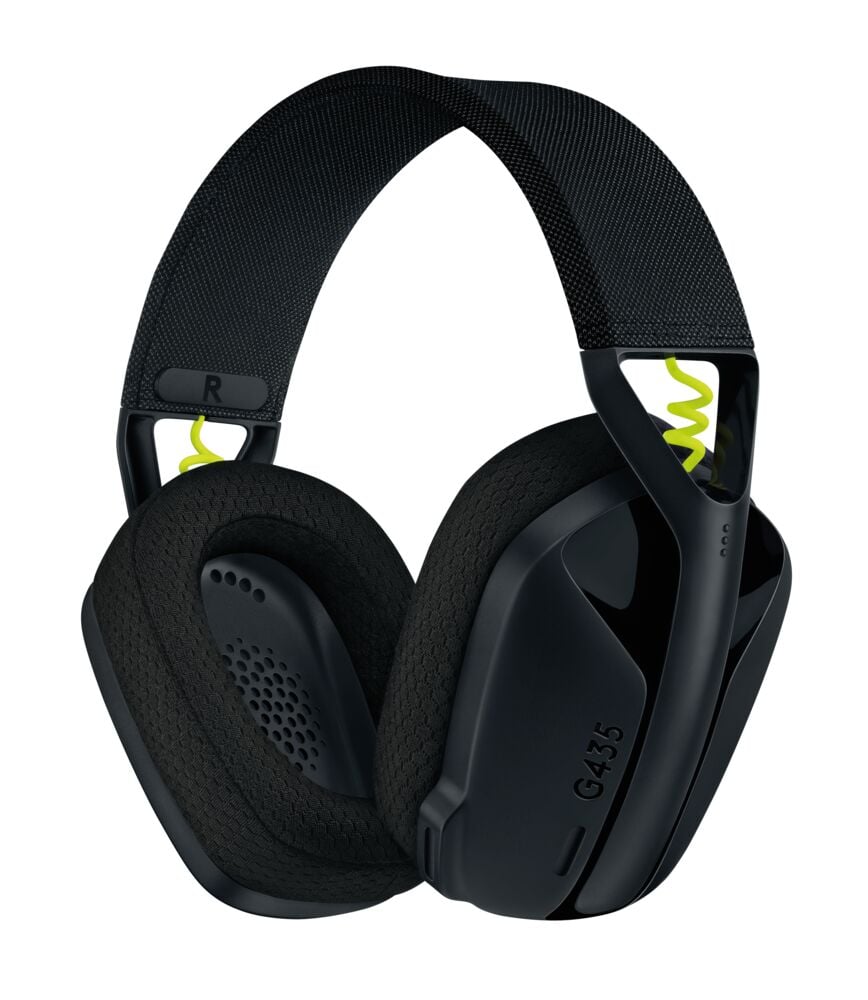 Logitech Casque de jeu sans fil Lightspeed G435 Noir et Jaune Fluo pour PS5, PS4, PC et Mac - flash vidéo