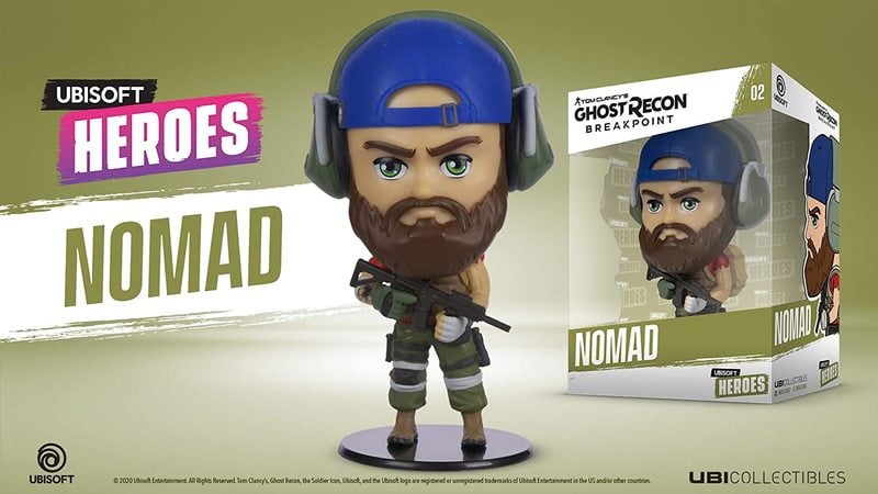 Ubisoft Heroes Series 1 - Ghost Recon: Breakpoint Nomad Chibi Figure - flash vidéo