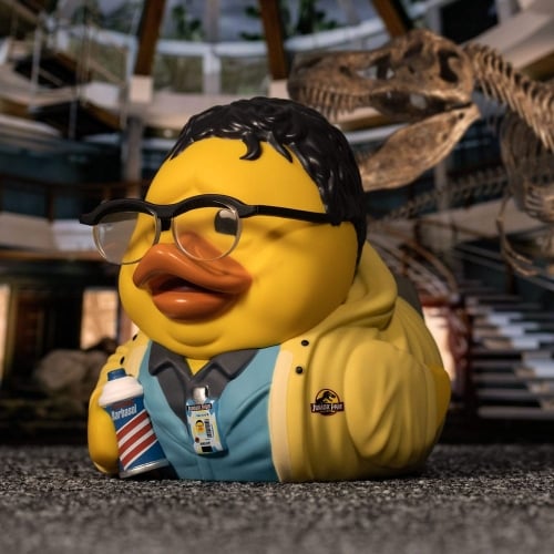 Best of TUBBZ Boîte Canard de bain - Jurassic Park - Dennis Nedry - 9cm - flash vidéo