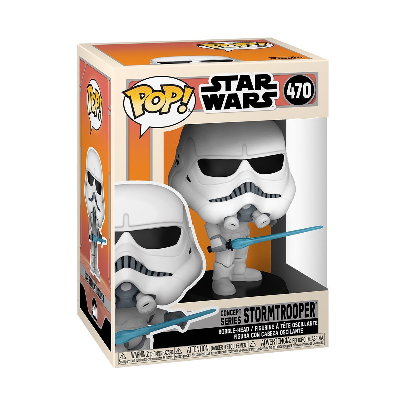 Funko Pop! Star Wars: Concept Series - Stormtrooper ENG Merchandising - flash vidéo