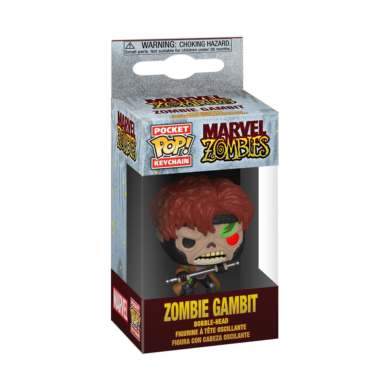 Funko Pocket Pop! Keychain Marvel Zombies: Zombie Gambit - flash vidéo