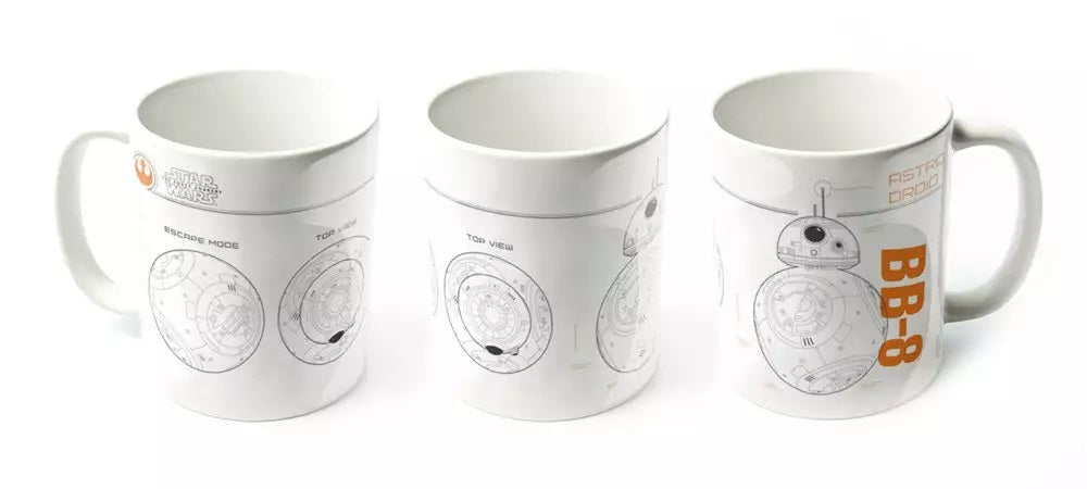 Star Wars - Episode VII BB-8 Sketch Coffee Mug 315ml - flash vidéo
