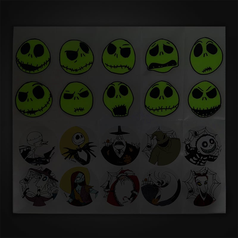 L'Étrange Noël de monsieur Jack - Guirlande Lumineuse avec Stickers - flash vidéo