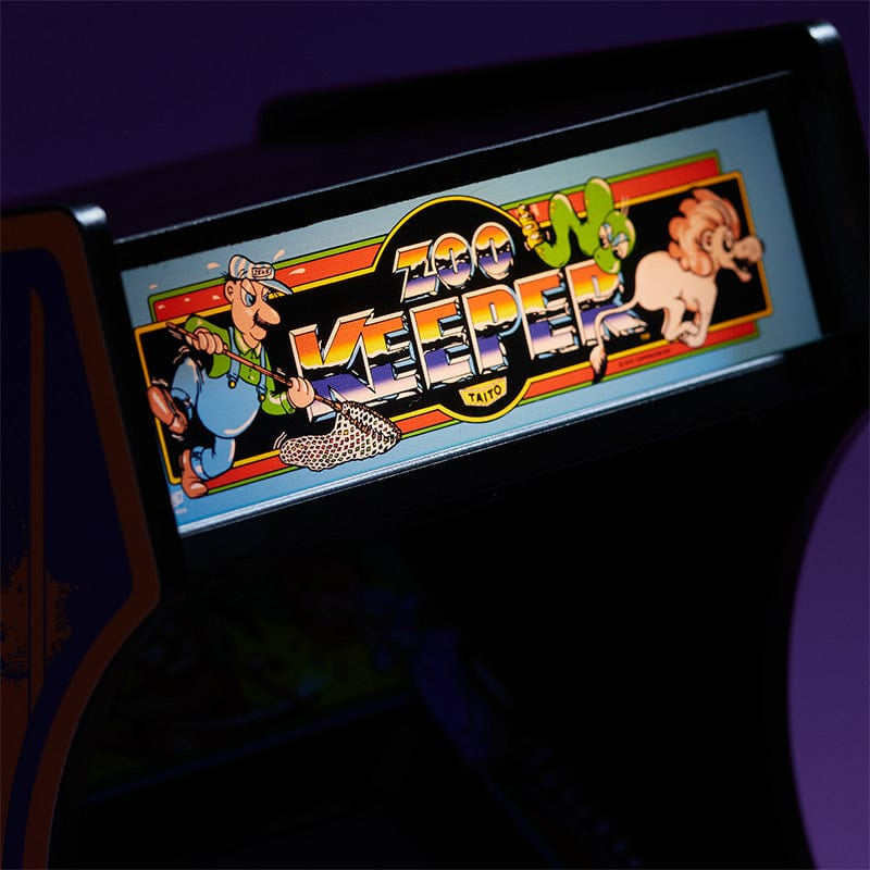 Numskull - Cabine d'arcade Zoo Keeper à l'échelle 1/4 - flash vidéo