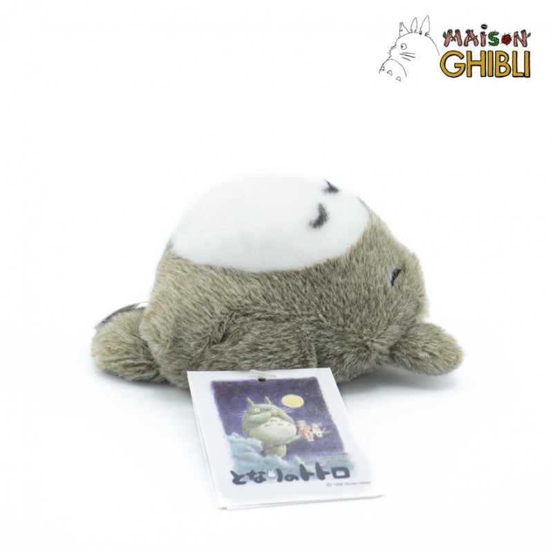 Ghibli - Mon Voisin Totoro - Peluche Fluffy Totoro Gris Allongé - flash vidéo