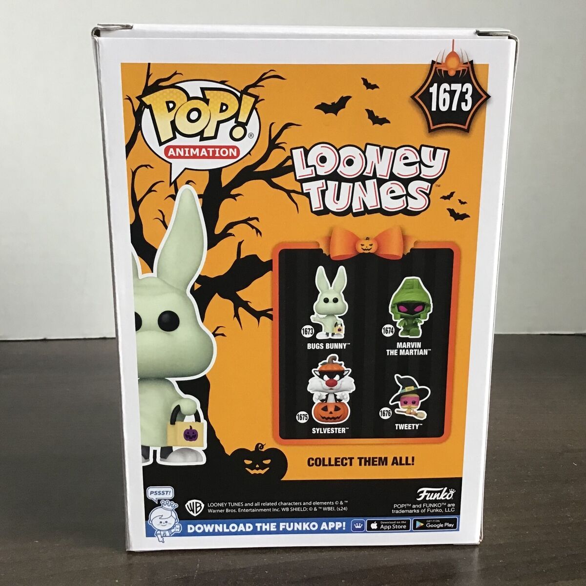 Funko Pop! Animation: Looney Tunes Halloween - Bugs Bunny (Ghost) - flash vidéo