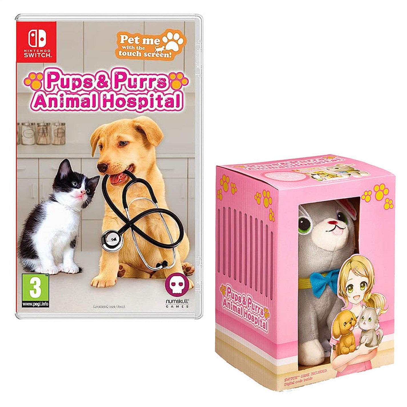 Pups & Purrs : Animal Hospital + Peluche Exclusive (Chat) - flash vidéo