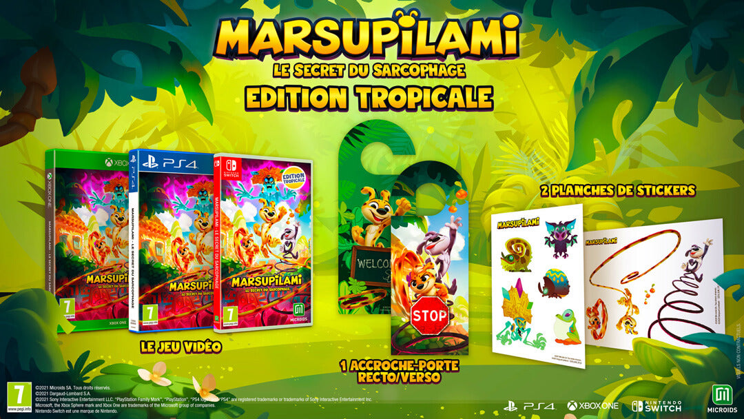 Marsupilami: Le Secret Du Sarcophage Edition Tropicale - flash vidéo