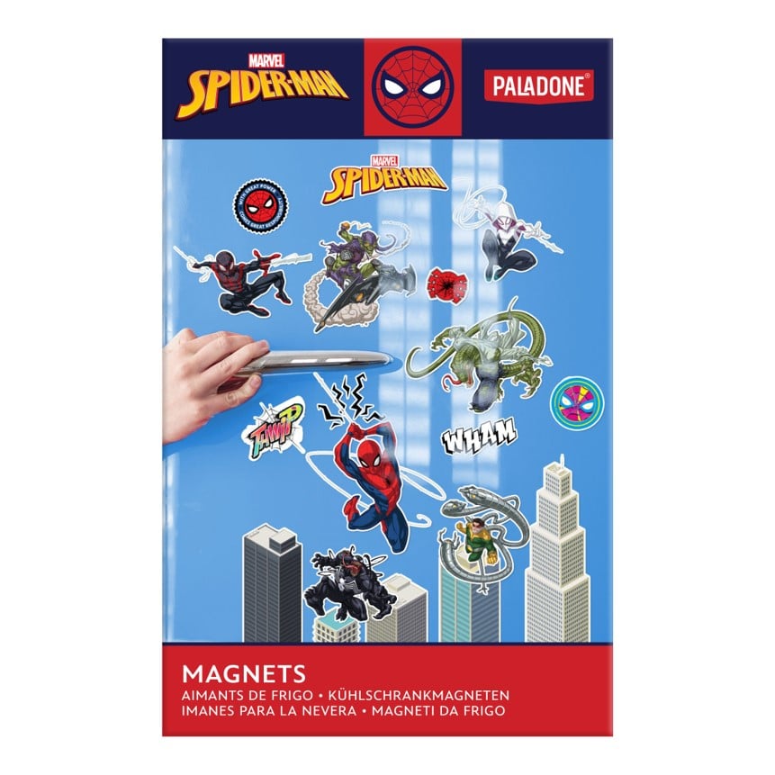 Marvel - Spider-Man - Set de 24 aimants pour réfrigérateur - flash vidéo