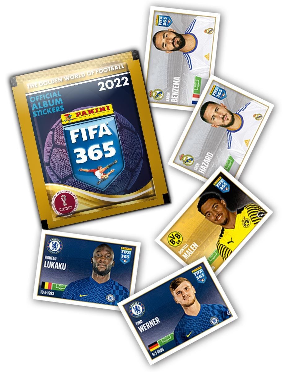 Panini - FIFA 2022 Blister 10 Pochettes - flash vidéo