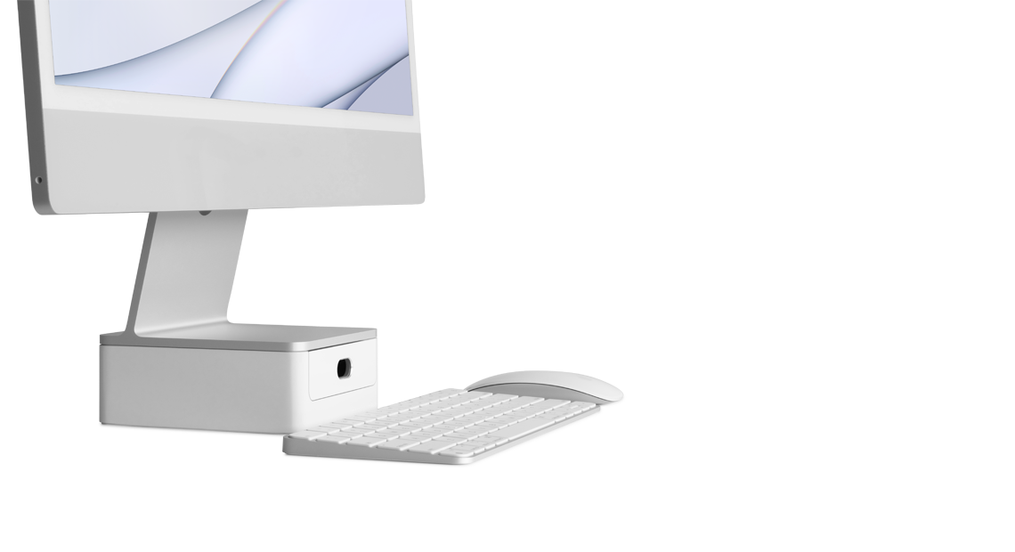 Rain Design mBase Stand for iMac 24" White - flash vidéo
