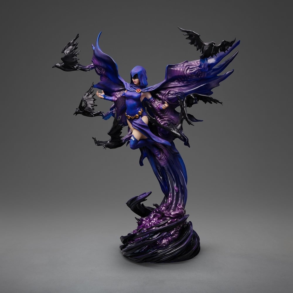 Iron Studios - Art Scale 1/10 - DC Comics - Titans - Raven Statue 32cm - flash vidéo