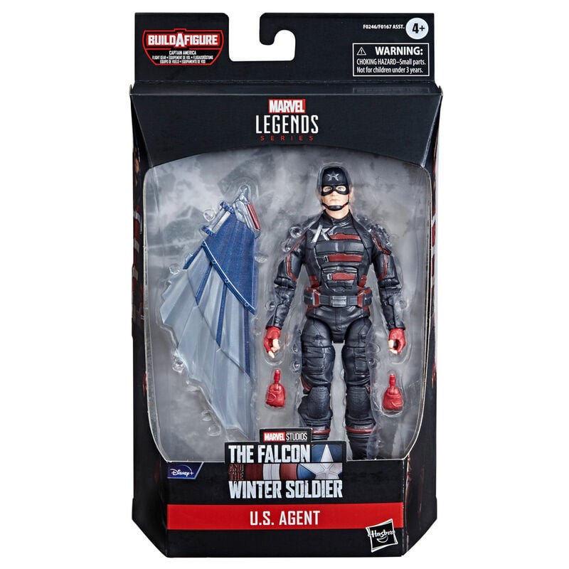 Marvel Legends Series - Falcon et le Soldat de l'Hiver Figurine d'action de U.S. Agent 15cm - flash vidéo