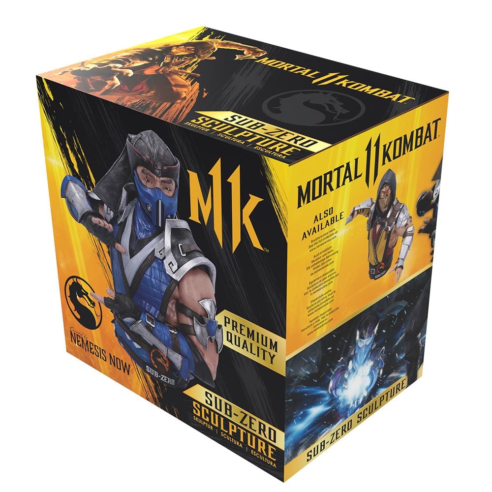 Mortal Kombat - Buste Sub-Zero 29.5cm - flash vidéo