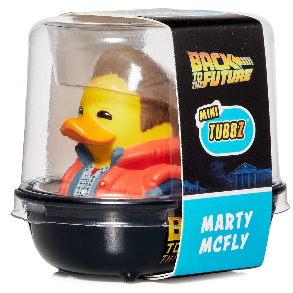 Numskull - Mini TUBBZ Canard de bain - Retour vers le Futur - Marty McFly (Édition baignoire) - 8cm - flash vidéo