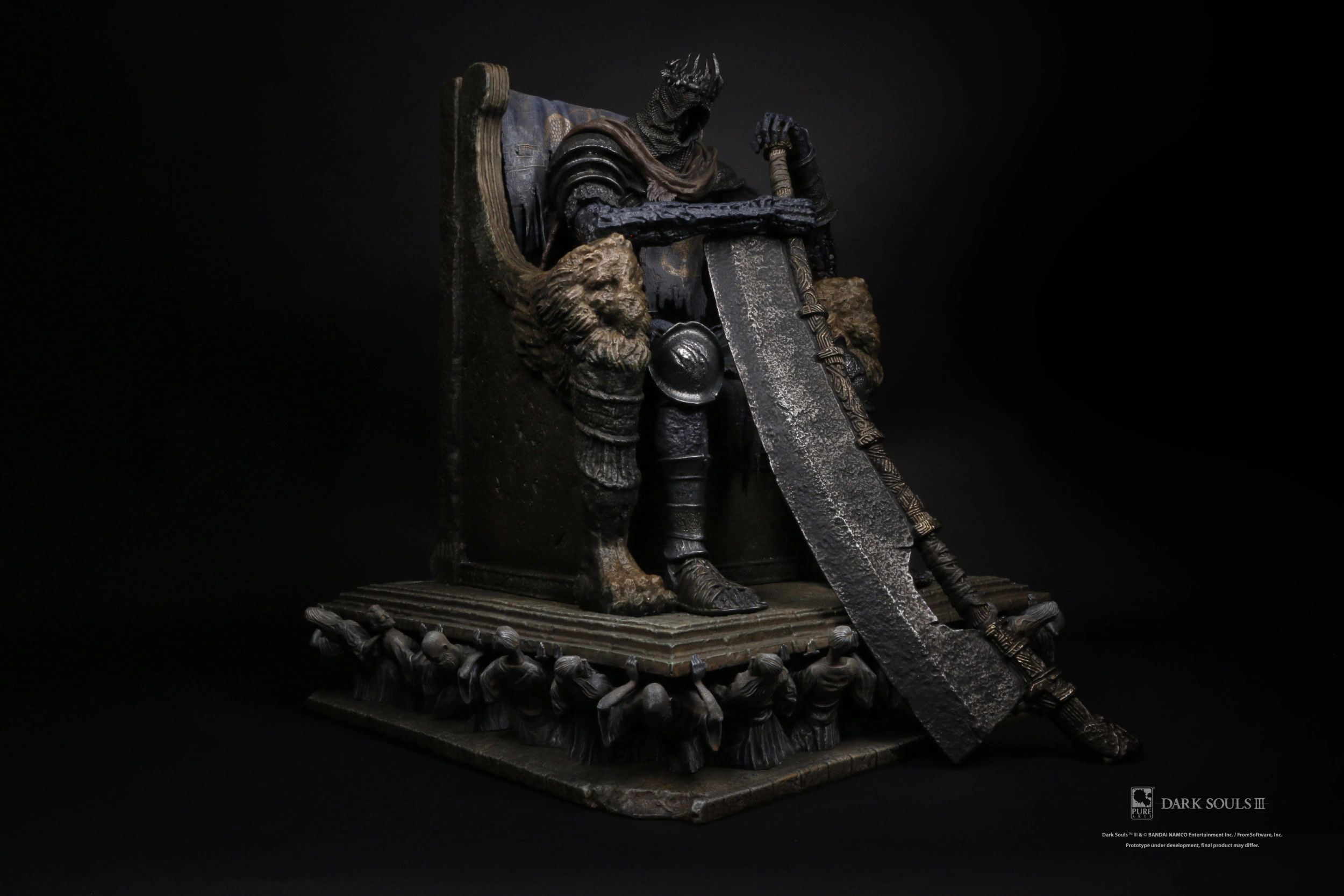 PureArts - 1:12 Scale Statues - Dark Souls 3 - Yhorm Statue 52cm - flash vidéo