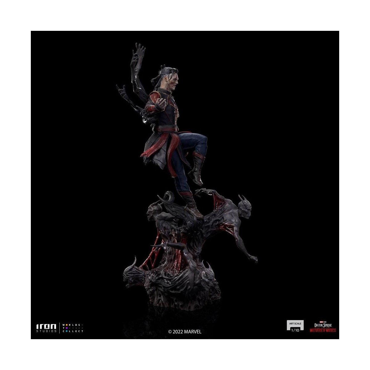 Iron Studios - Arts Scale 1/10 - Marvel - Doctor Strange in the Multiverse of Madness - Dead Defender Strange Statue 31cm - flash vidéo