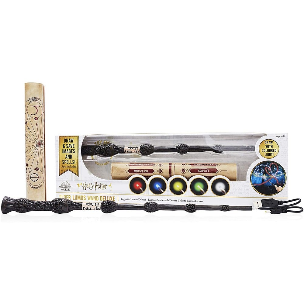 Harry Potter - Baguette de Sureau Lumos deluxe - flash vidéo