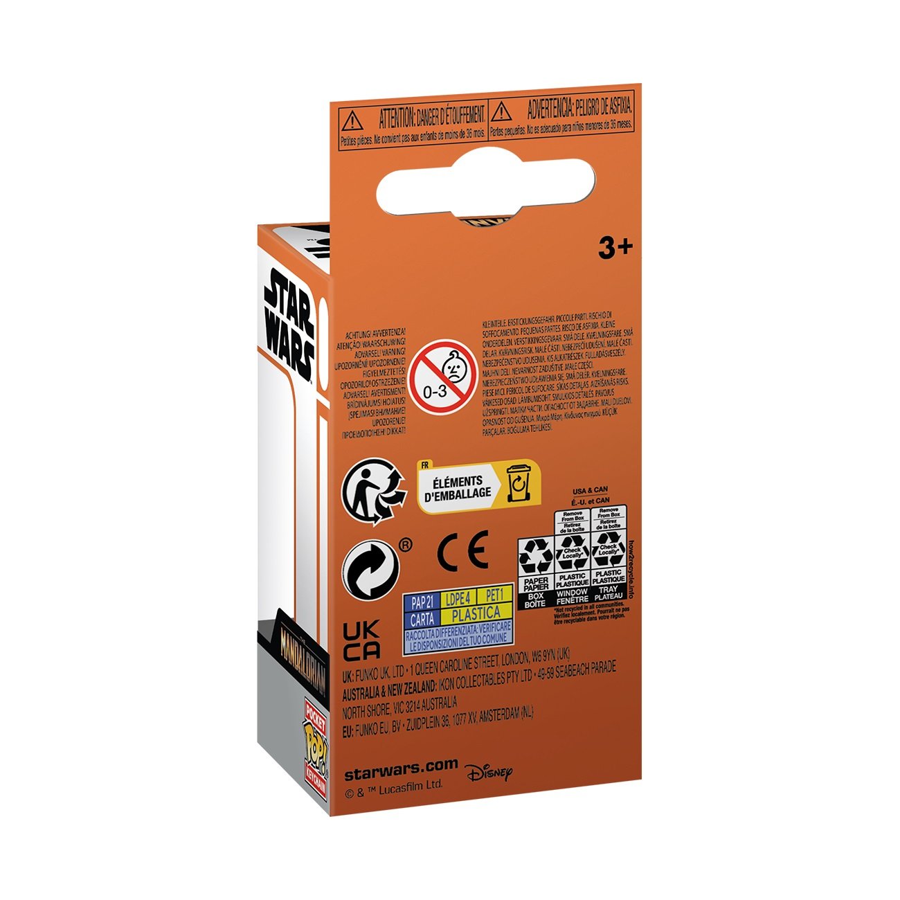 Funko Pocket Pop! Keychain: Star Wars: The Mandalorian Season 3 - The Mandalorian - flash vidéo