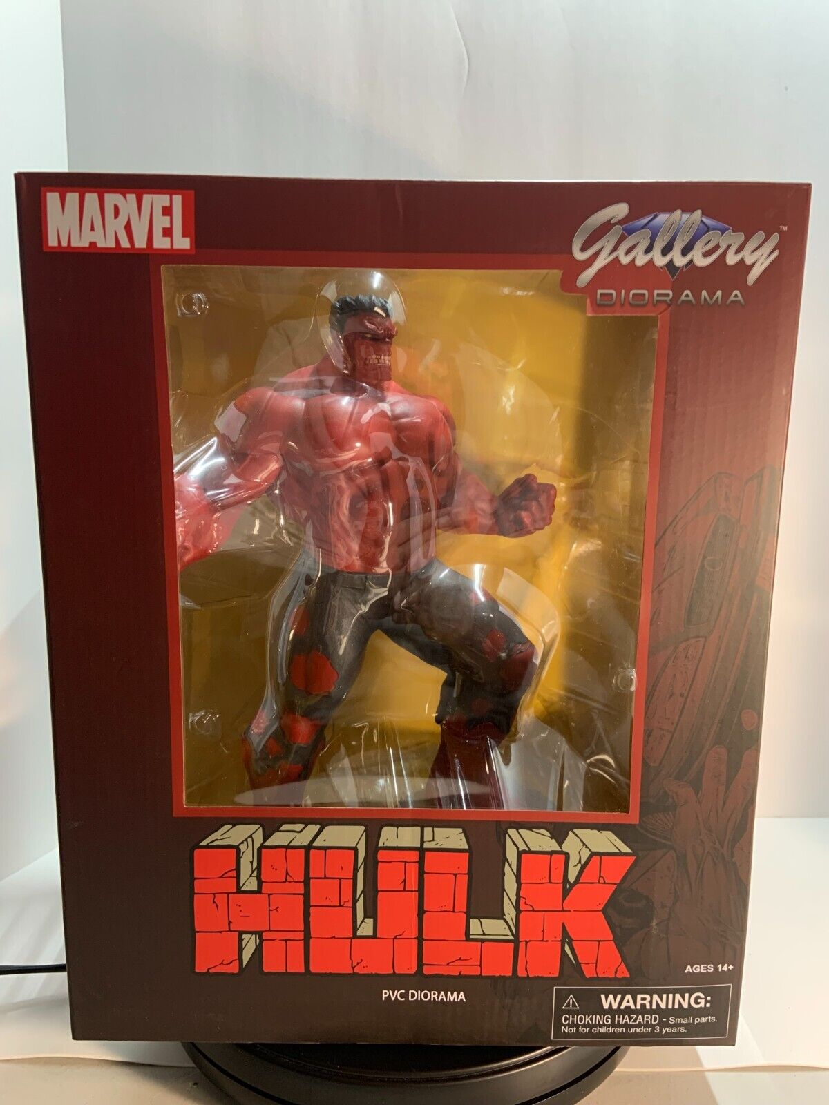 Diamond Select Toys - Marvel Gallery - Red Hulk Statue 25cm - flash vidéo