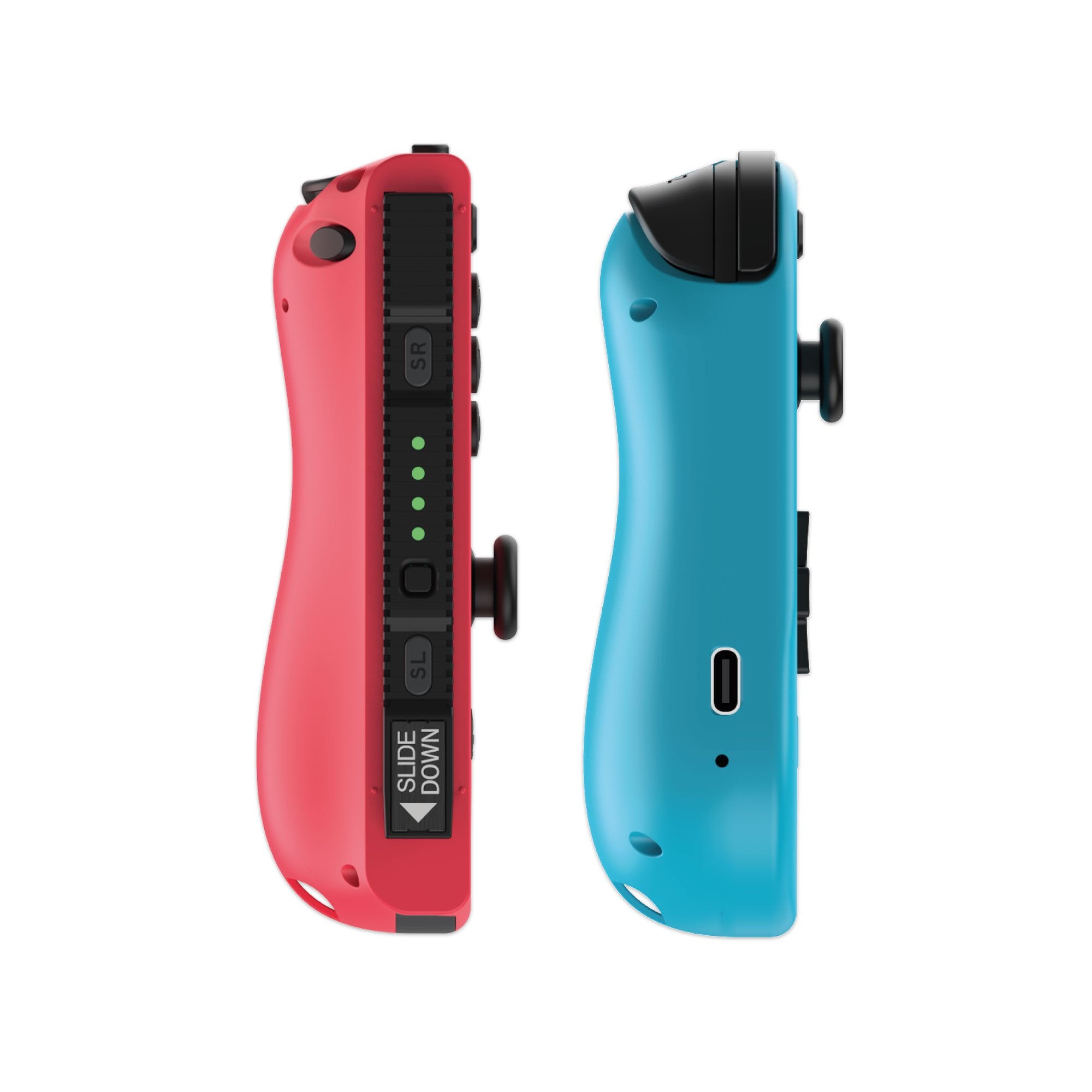 Manettes JoyCon Duo Pro Pack pour Nintendo Switch - Bleu et Rouge - flash vidéo