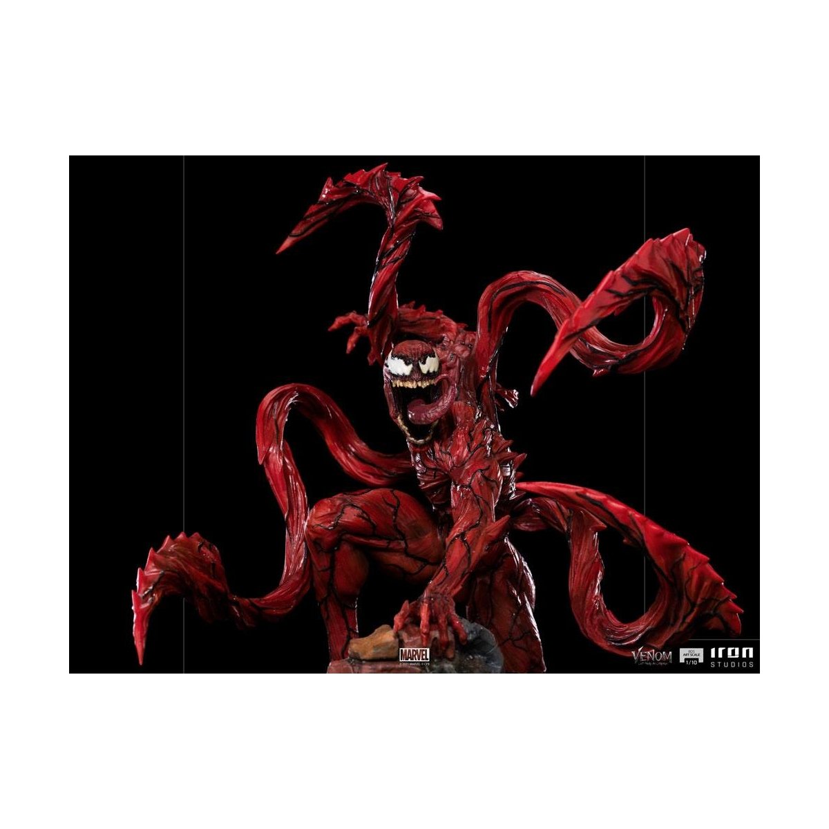 Iron Studios - BDS Arts Scale 1/10 - Marvel - Venom: Let There Be Carnage - Carnage Statue 30cm - flash vidéo