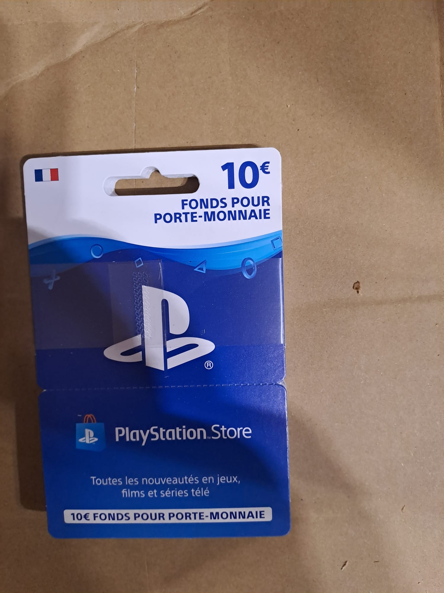 CARTE POSA PSN 10€ - flash vidéo