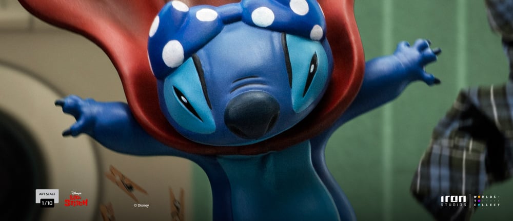 Iron Studios - Art Scale 1/10 - Disney Classics - Stitch Laundry Statue 19cm - flash vidéo