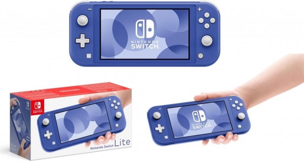 Nintendo Switch Lite Blue - flash vidéo