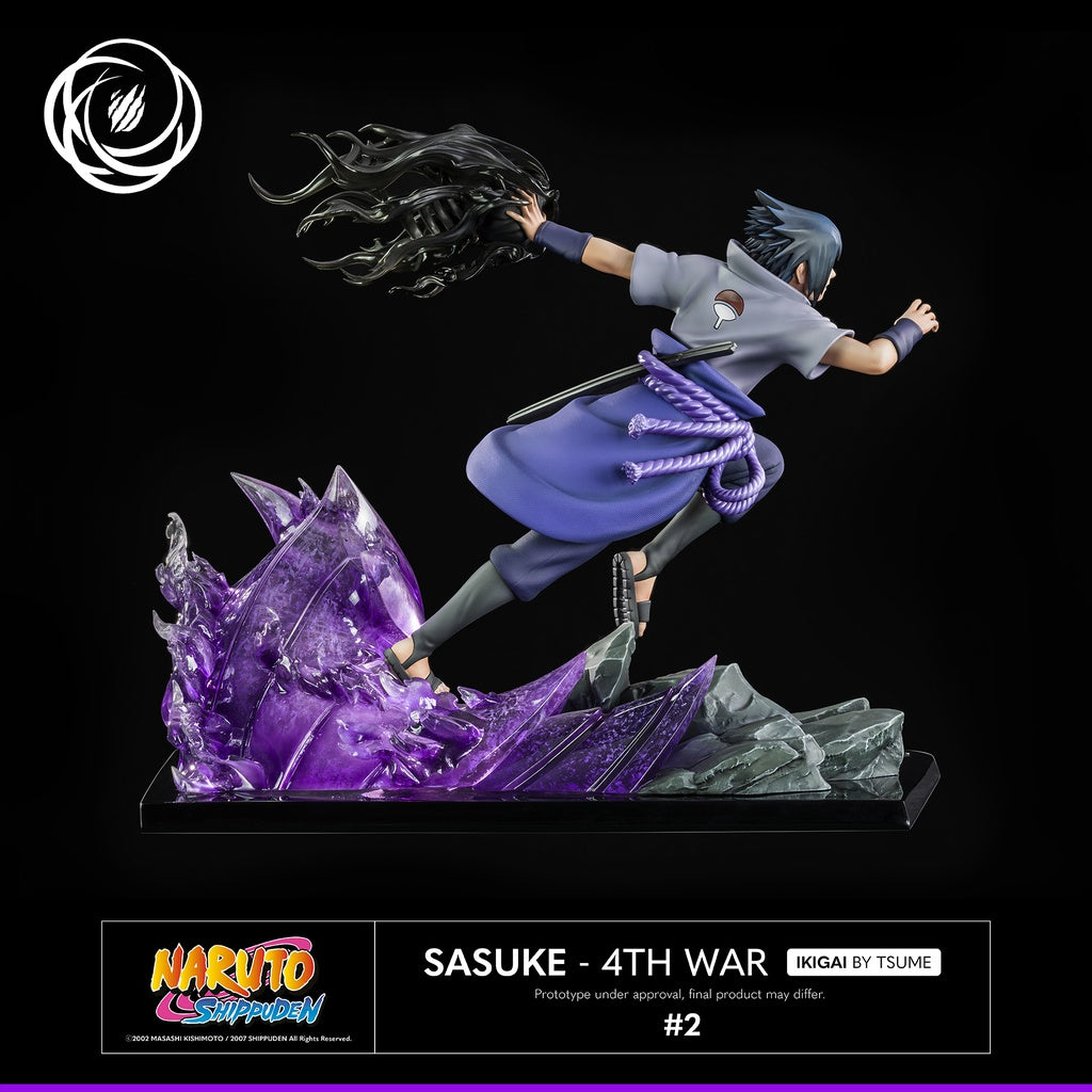 Naruto Shippuden - Statue IKIGAI Sasuke 4th War - flash vidéo