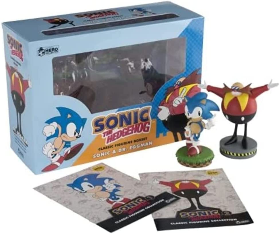 Sonic the Hedgehog - Coffret de figurines de Sonic et du Docteur Eggman au 1:16 - flash vidéo