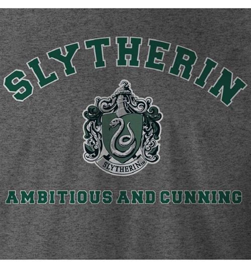 Harry Potter - T-Shirt Anthracite Chiné "Ambitious and Cunning" - XL - flash vidéo