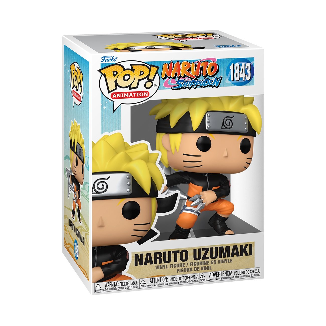 Funko Pop! Animation: Naruto Shippuden - Naruto Uzumaki (Shuriken) (Chance of Special Metallic Chase) - flash vidéo
