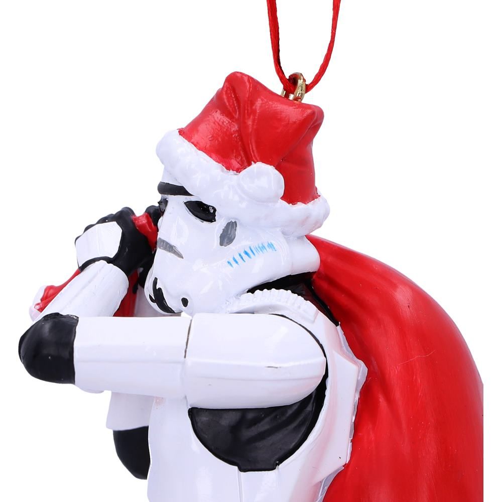 Star Wars - Ornement à suspendre Stormtrooper Santa Sack 13cm - flash vidéo