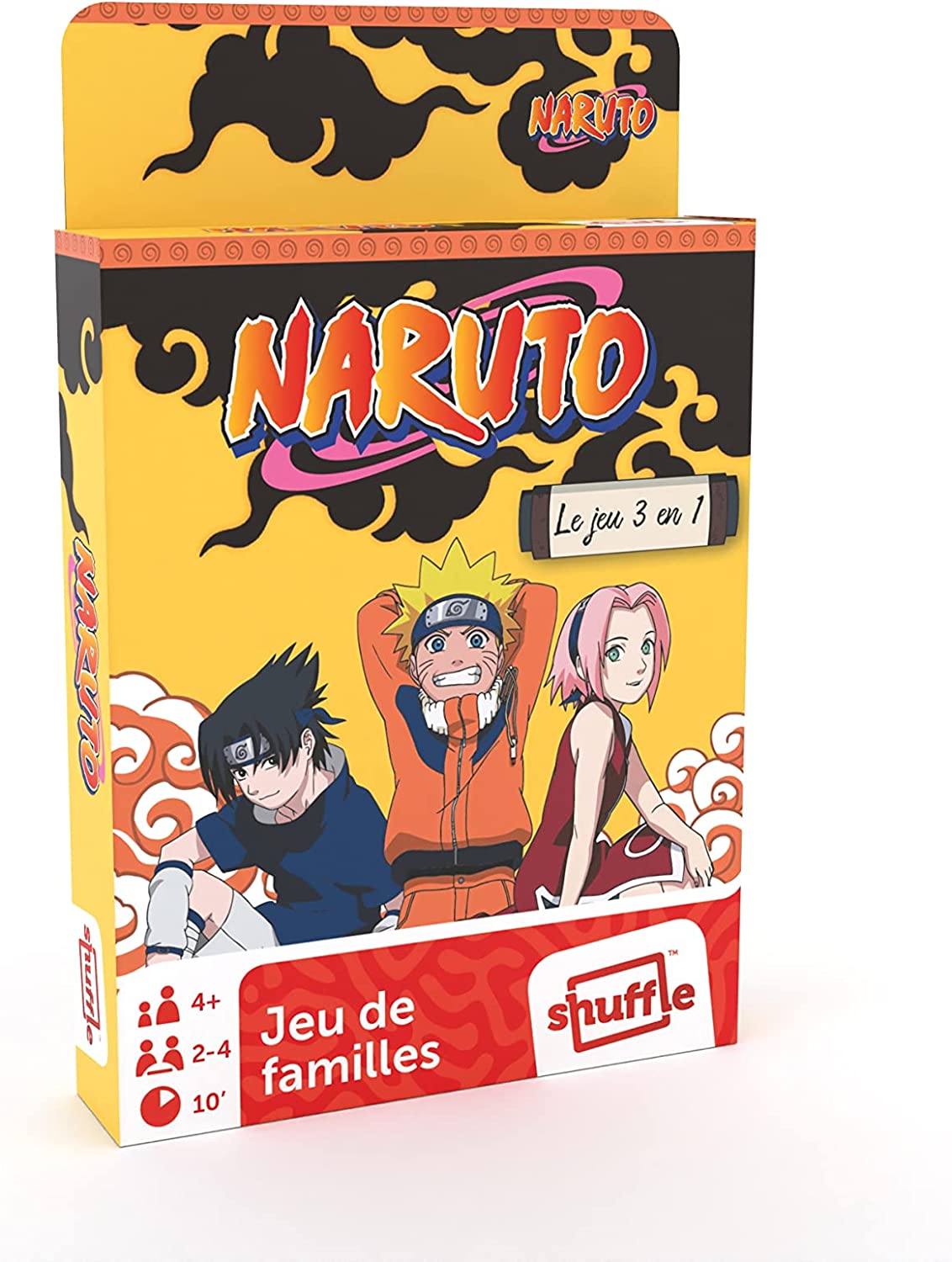 Shuffle - Jeu de Cartes Naruto - 3 en 1 - flash vidéo