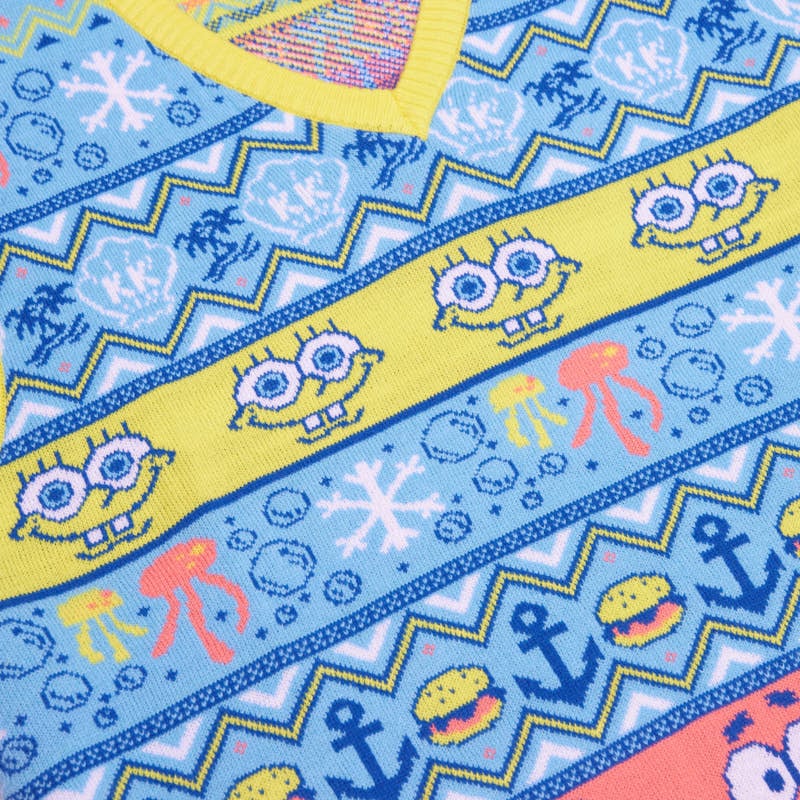 Numskull - Bob l'éponge - Débardeur de Noël UK 2XL - flash vidéo