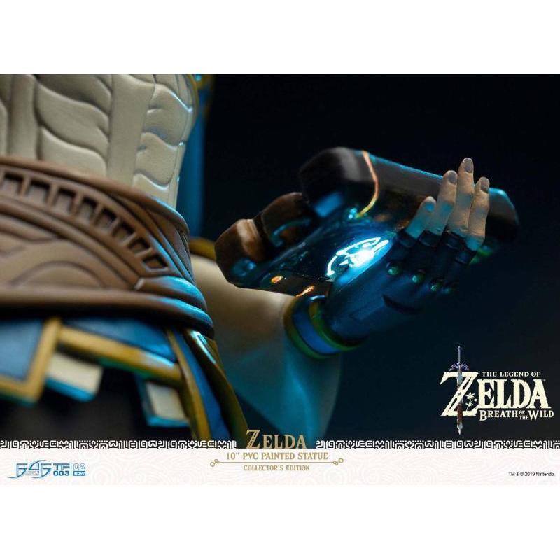 First 4 Figures - The Legend of Zelda : Breath of the Wild - Princesse Zelda Statue Edition Collector 25cm - flash vidéo