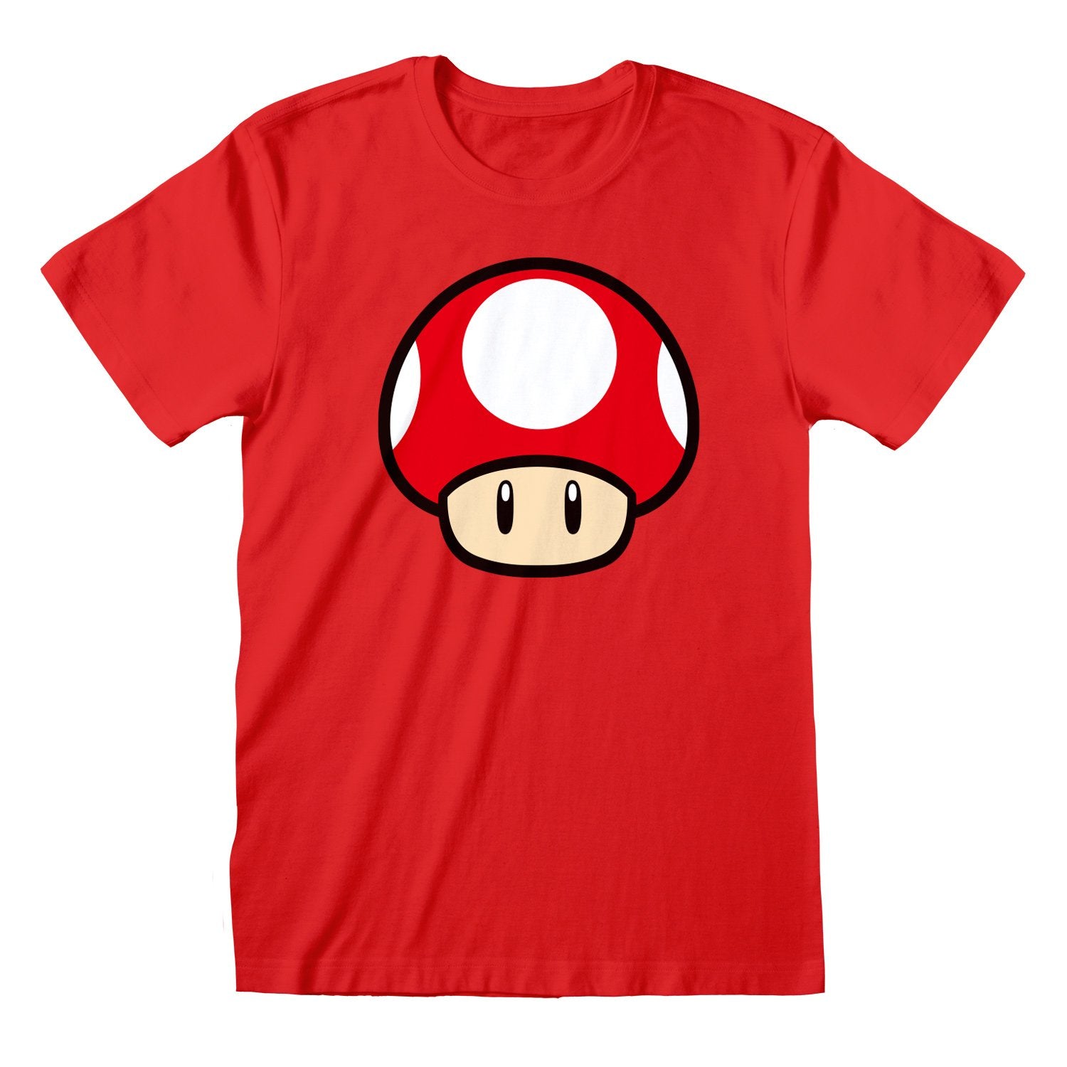 Nintendo - T-Shirt unisexe Rouge Super Mario Champignon Power Up - S - flash vidéo