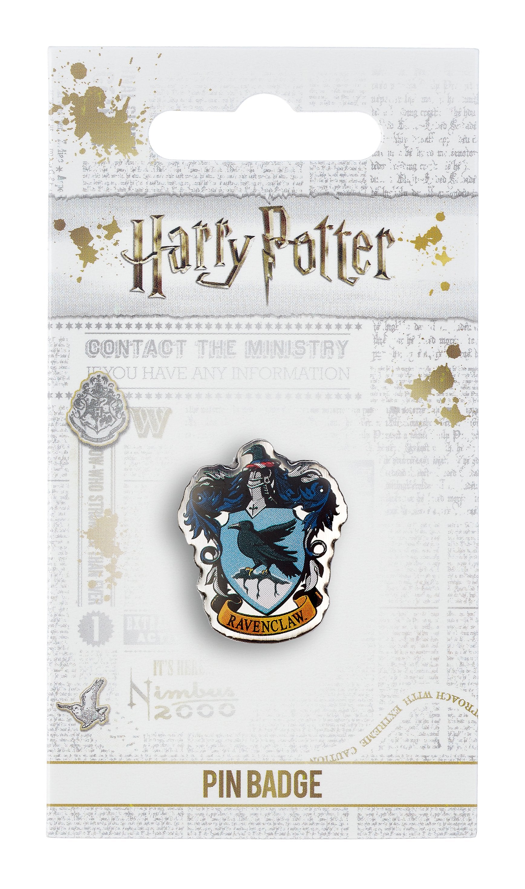 Harry Potter - Badge épingle Blason de Serdaigle - flash vidéo