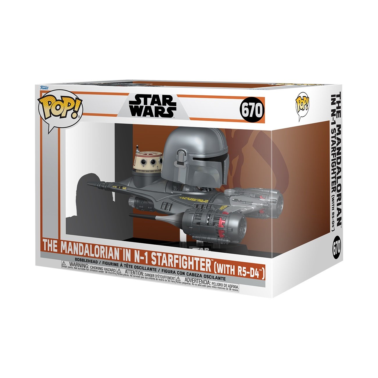 Funko Pop! Rides: Star Wars: The Mandalorian Season 3 - The Mandalorian in N1 Starfighter - flash vidéo