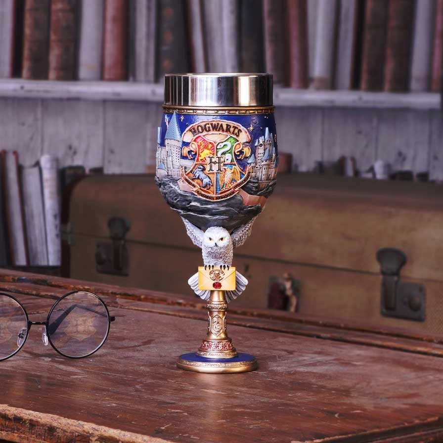 Harry Potter - Coupe à collectionner Poudlard 19.5cm - flash vidéo