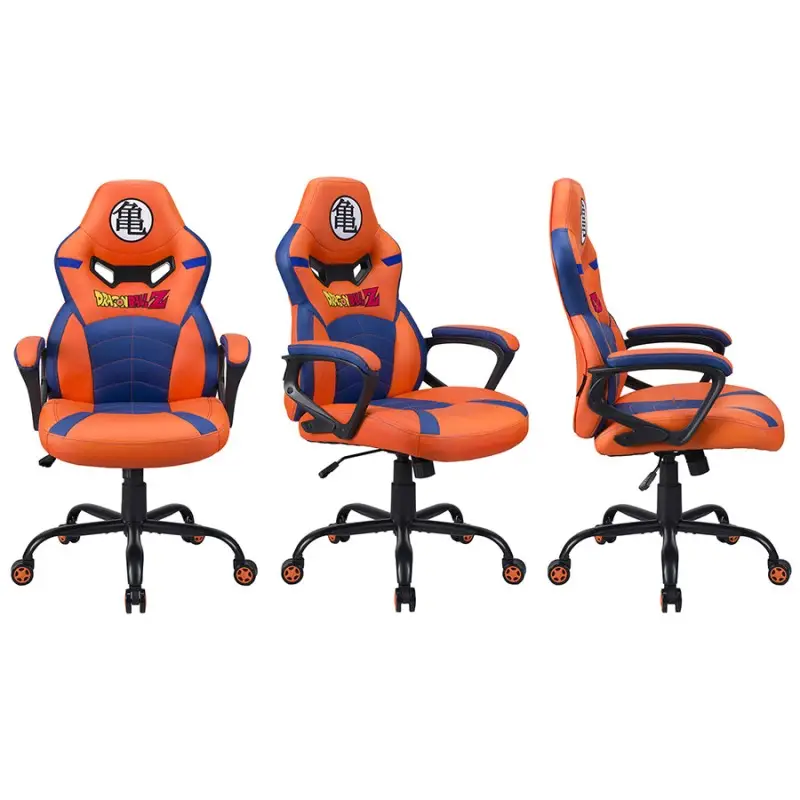 Subsonic - Dragon Ball Z - Chaise Gaming Junior Orange et Bleu - flash vidéo